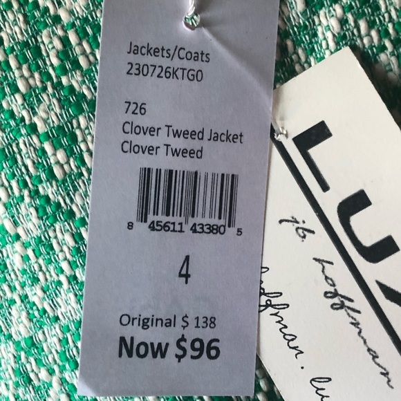 CAbi Cover Tweed Cropped Jacket Blazer 726 - Picture 5 of 7